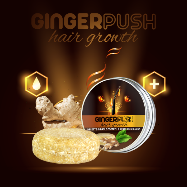 Gingerpush - Repousse des cheveux au gingembre