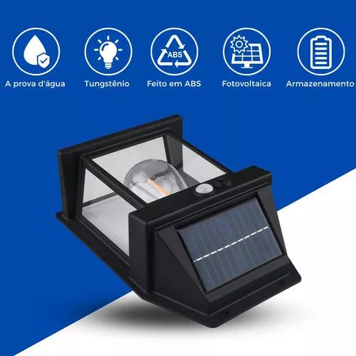 Kit Luminária refletor Solar - Ecolux™ (Esquenta Black Friday)