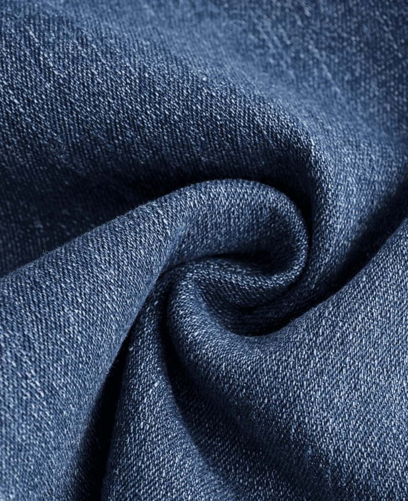 Calça Jeans de Cintura Alta Cruzada [Pré BlackFriday 🔥]