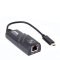 Adaptador de Rede USB 3.0  E USB Typc C Para Rj45 10/100/1000Mbps