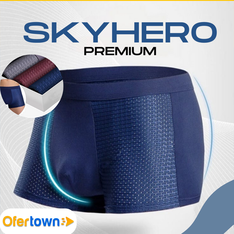Cueca Premium Sky Hero - Conforto e elegância (PROMOÇÃO COMPRE 4 E LEVE 8)