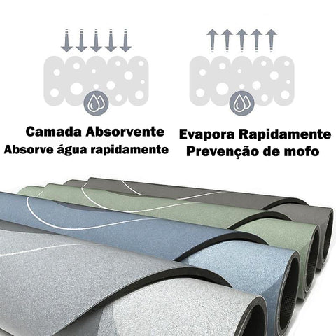 Tapete de Ultra Absorção Ofert - CHEGA DE PISO MOLHADO E ESCORREGADIO (PROMOÇÃO 50%OFF)